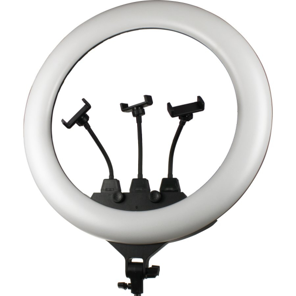 Gredzenveida LED lampa ar regulējamo statīvu
