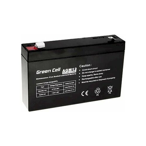 GREEN CELL® 6V 7Ah akumulators ::
