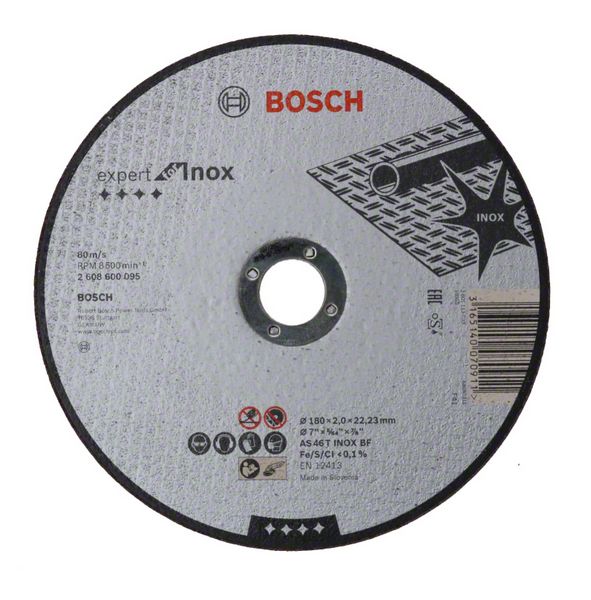 BOSCH Grieš.ripa, nerūs.tēraud. 180X22X2