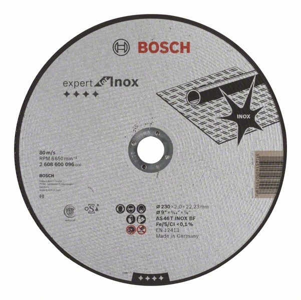 BOSCH Grieš.ripa, nerūs.tēraud. 230x22x2