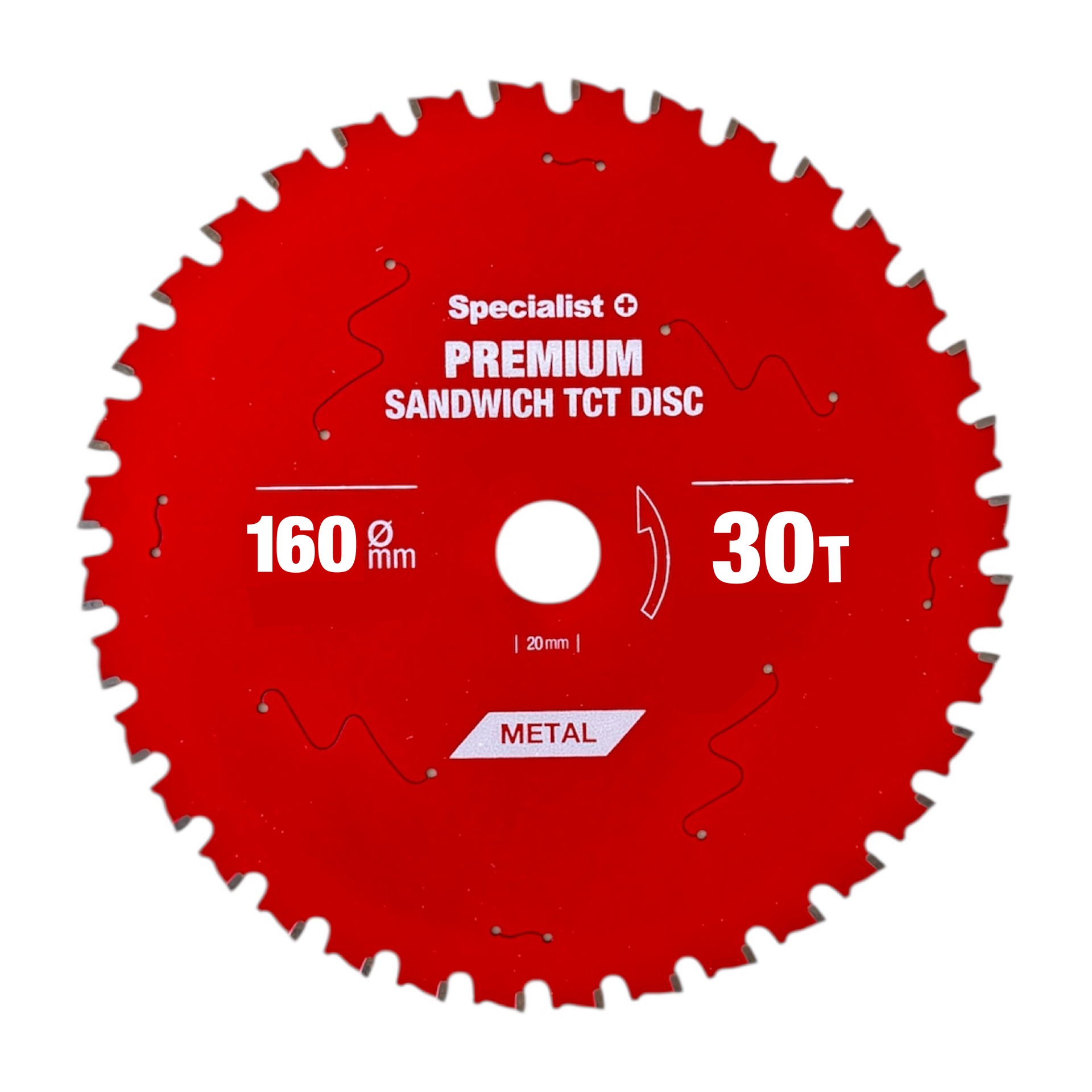 Griešanas disks 160x30Tx20mm, Sandwich PREMIUM, SPECIALIST+