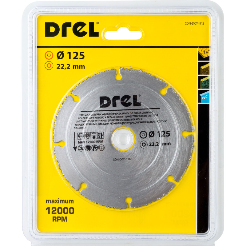 DREL Griešanas disks dimants kokam, PVC