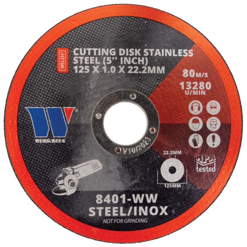 Welzh Werkzeug Griežamais disks metālam/ nerūsošam