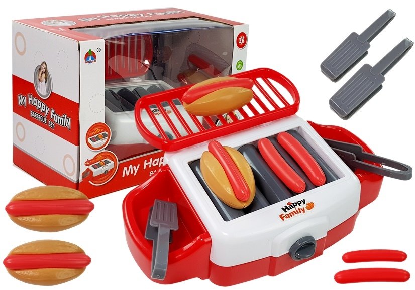 LEANToys Grils BBQ ar aksesuāriem 89505