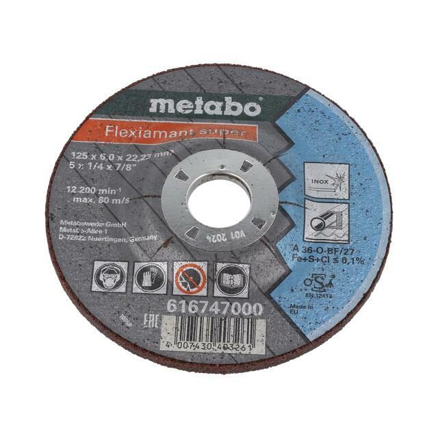 METABO Grinding wheel; Ø: 125mm; Disc