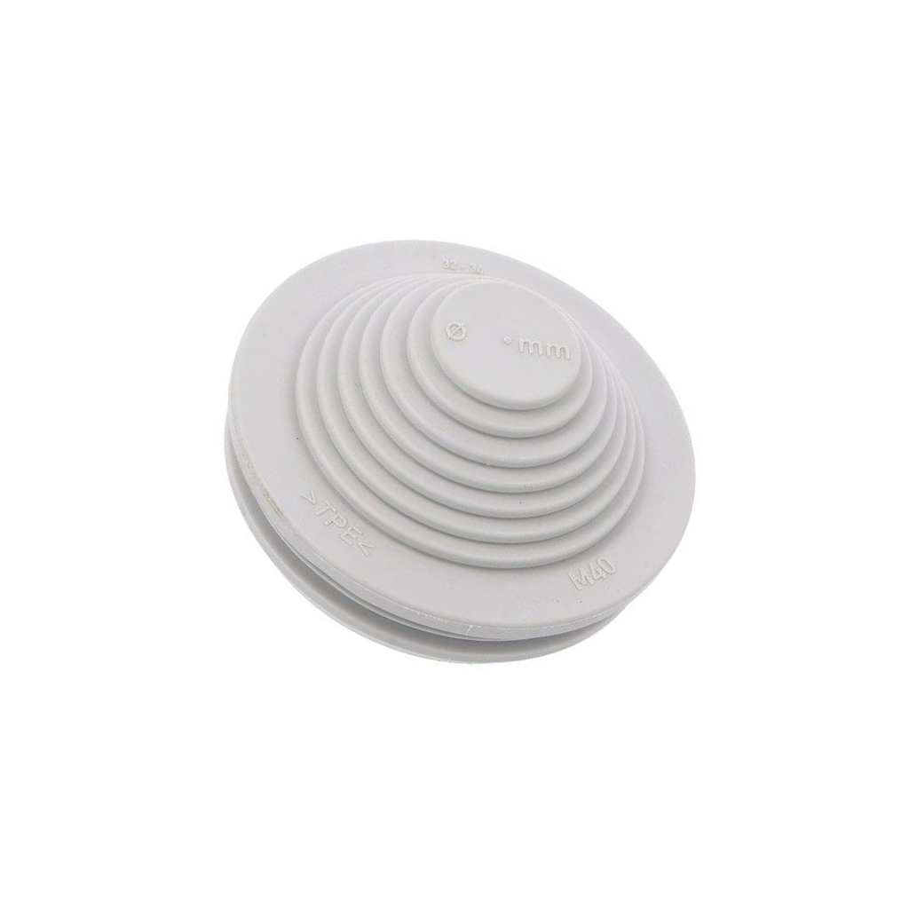 SPELSBERG Grommet; elastomer thermoplastic TPE; grey