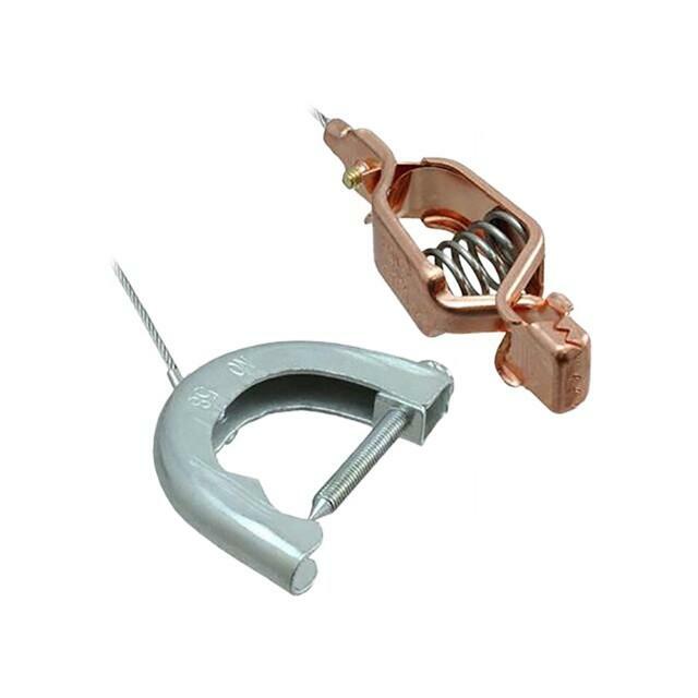 MUELLER ELECTRIC Ground/earth cable; C-Clamp,crocodile