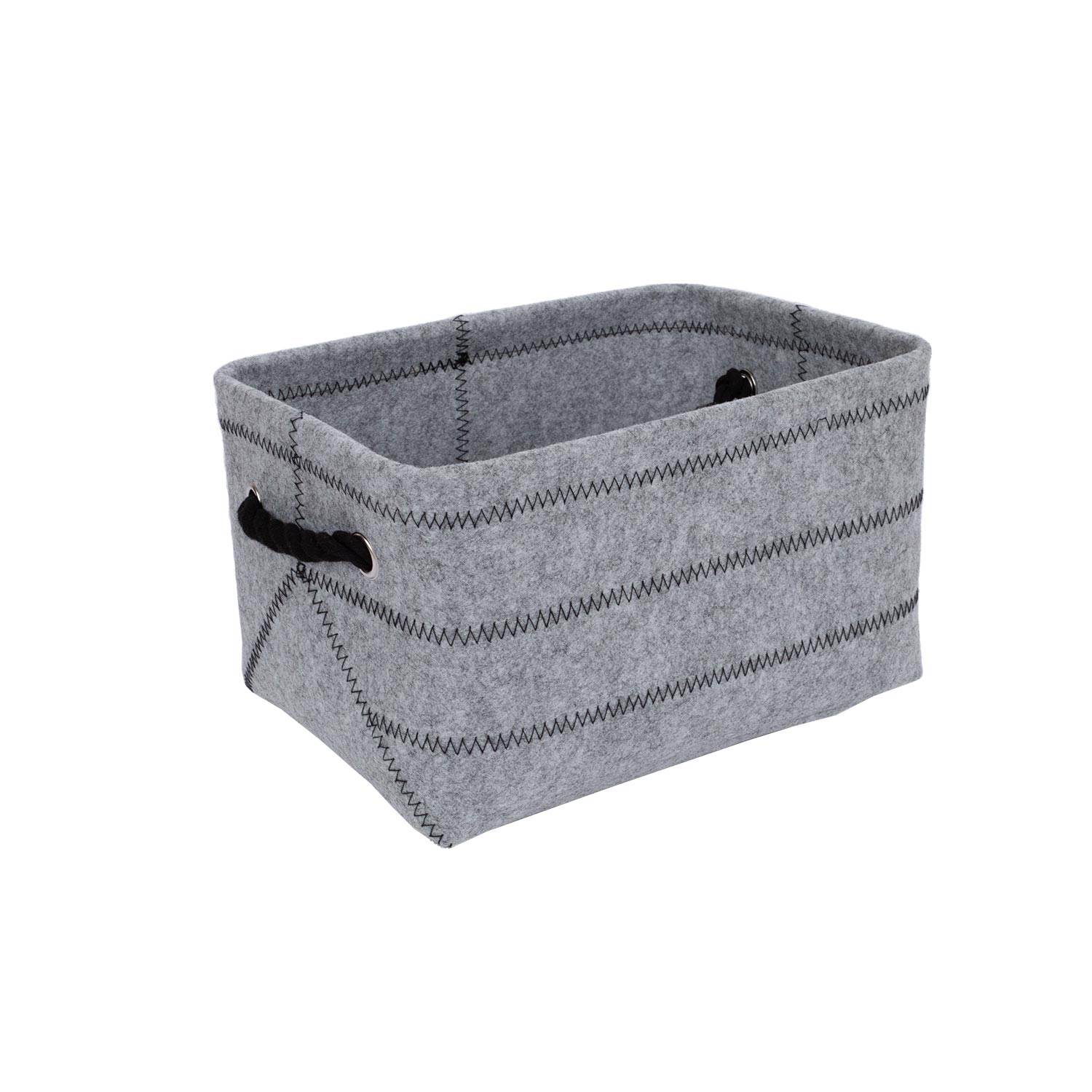Grozs MAX FELT-4, 32x23x18cm, gaiši pelēks
