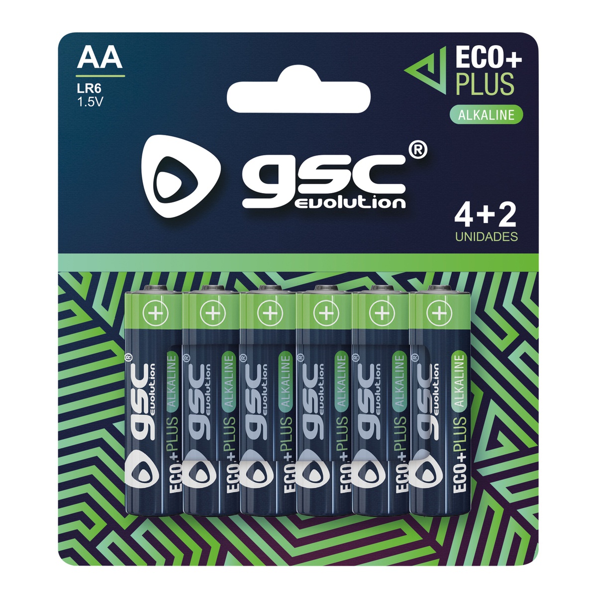GSC EcoPlus alkaline LR6 (AA) sārma