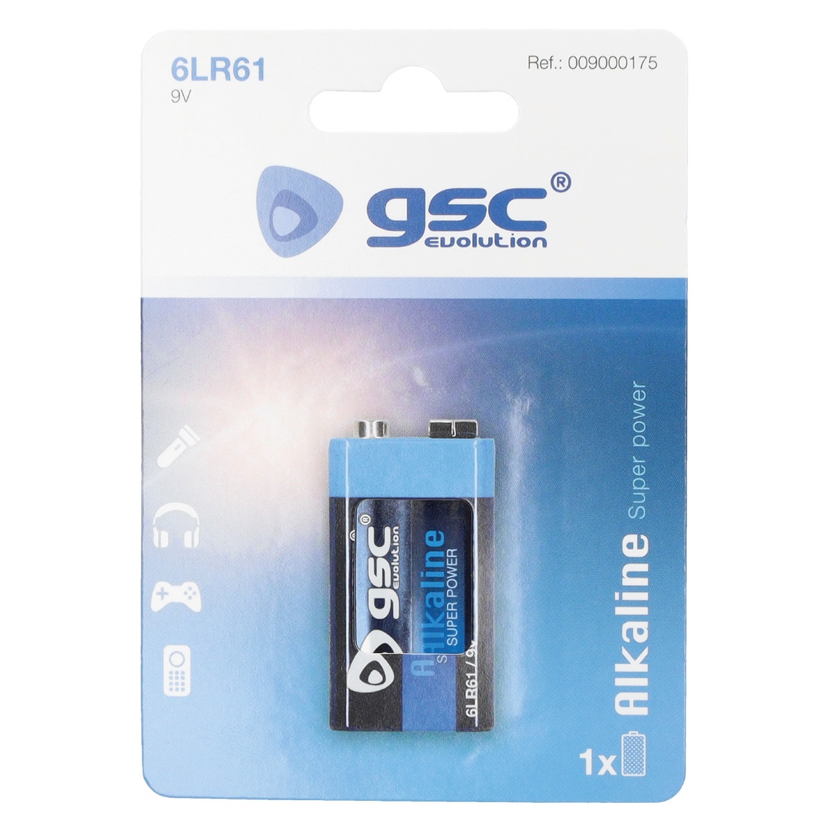 GSC evolution alkaline 6F22 (9V) sārma