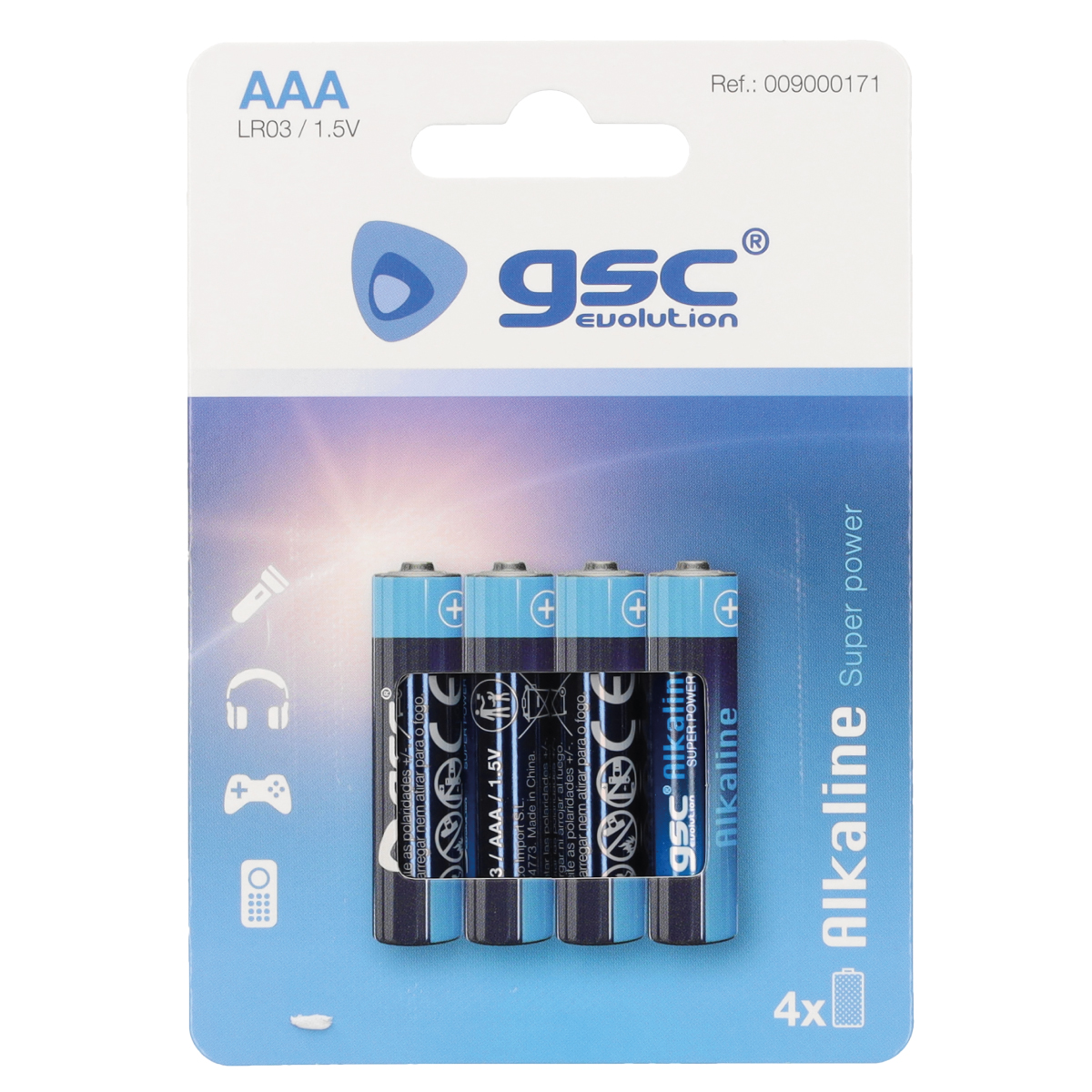 GSC evolution alkaline LR03 (AAA) sārma
