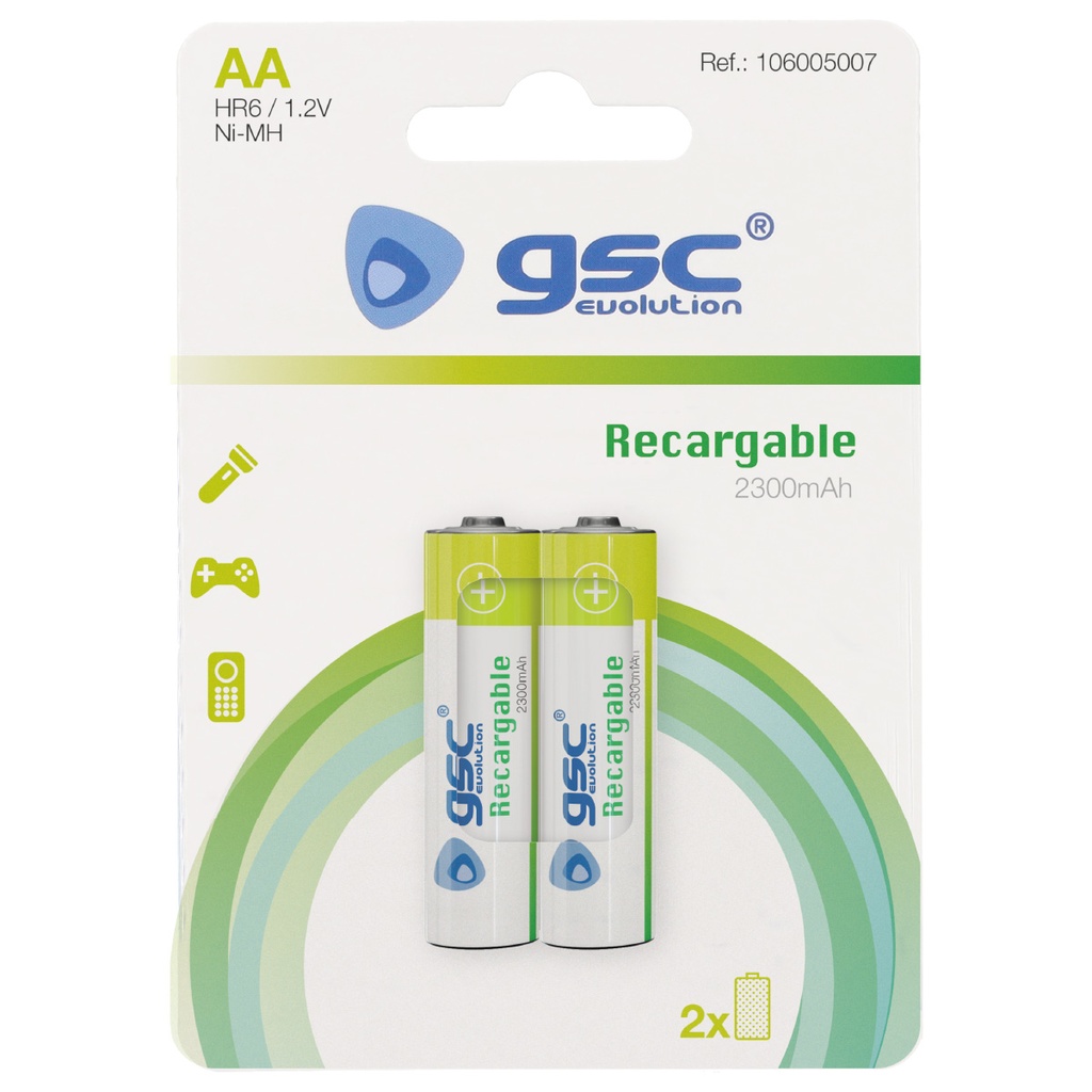 GSC evolution Rechargeable HR6 1,2V