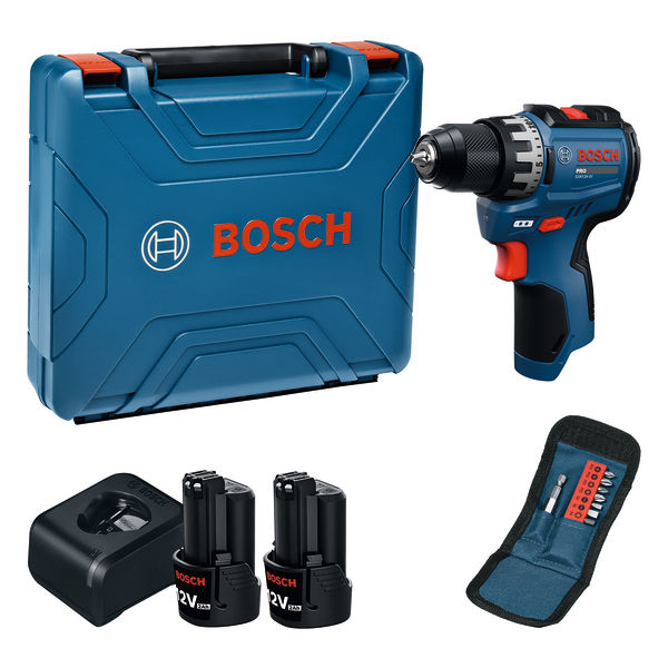BOSCH GSR12V-31, 2x2.0Ah, GAL 12V-20