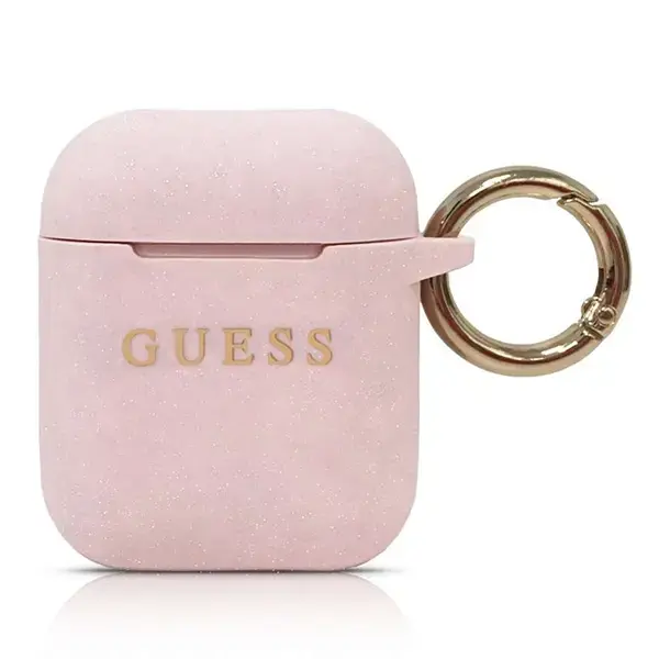 GUACCSILGLLP Guess Silicone Case for Airpods