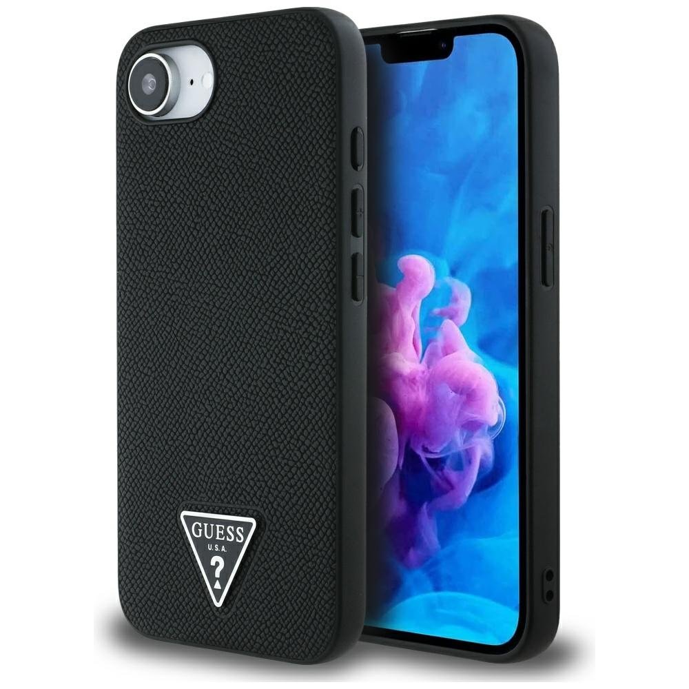 Guess Grained Triangle MagSafe Aizsargapvalks Priekš