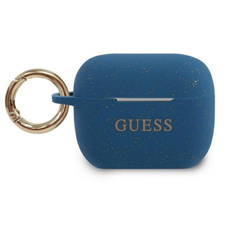 GUACAPSILGLBL Guess Silicone Case for Airpods