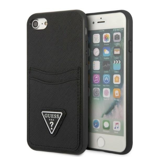 Guess GUHCI8PSATPK Saffiano Triangle Logo Aizsargapvalks