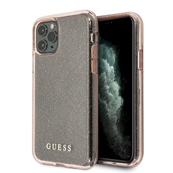 Guess GUHCN58PCGLPI iPhone 11 Pro różowy|pink