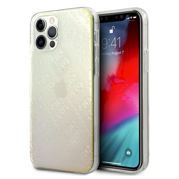 Guess GUHCP12M3D4GIRBL Aizsargapvalks priekš iPhone 12/12
