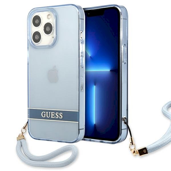 Guess GUHCP13LHTSGSB Hardcase Translucent Stap Aizsargapvalks