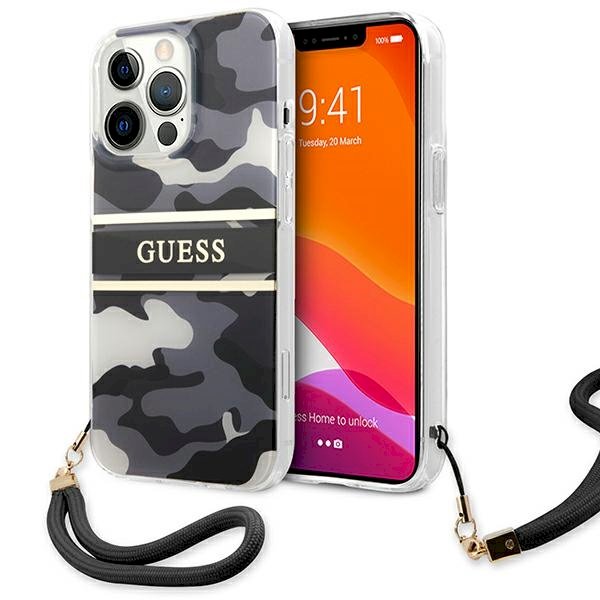 Guess GUHCP13LKCABBK Camo Strap Collection Aizsargapvalks