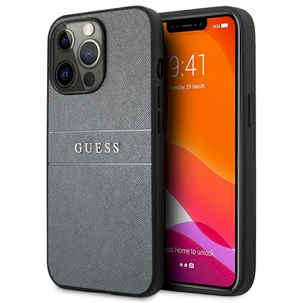 Guess GUHCP13LPSASBGR Saffiano Strap Aizsargapvalks priekš