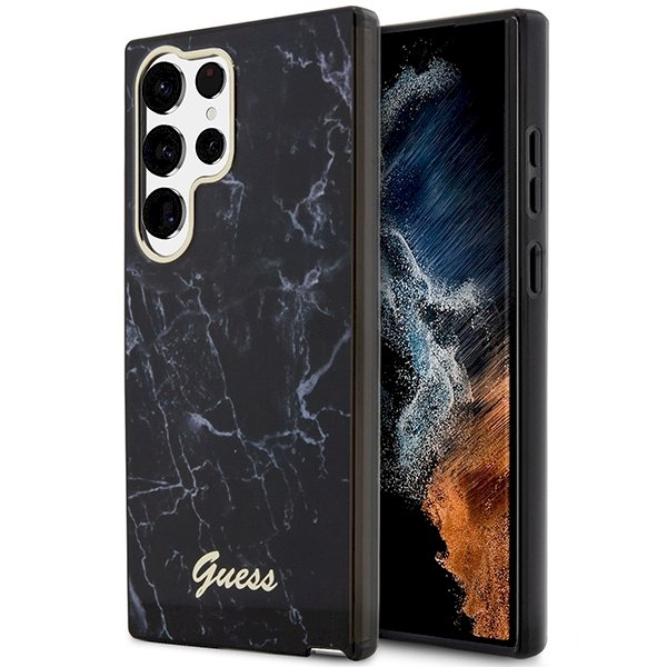 Guess GUHCS23LPCUMAK Marble Hardcase Aizsargapvalks priekš