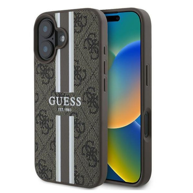 Guess GUHMP16MP4RPSW Aizmugurējais Apvalks Priekš Apple