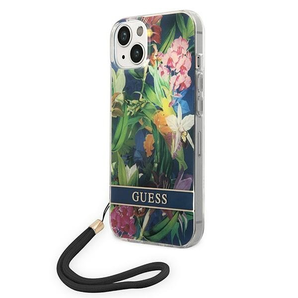 Guess GUOHCP14SHFLSB Aizsargapvalks priekš iPhone 14