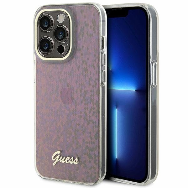 Guess IML Faceted Mirror Disco Iridescent