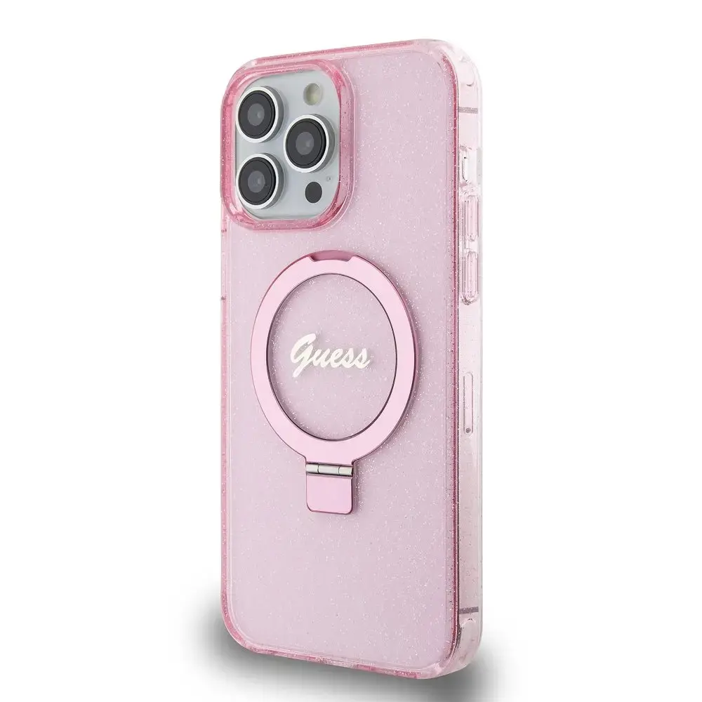 Guess IML Ring Stand Glitter MagSafe