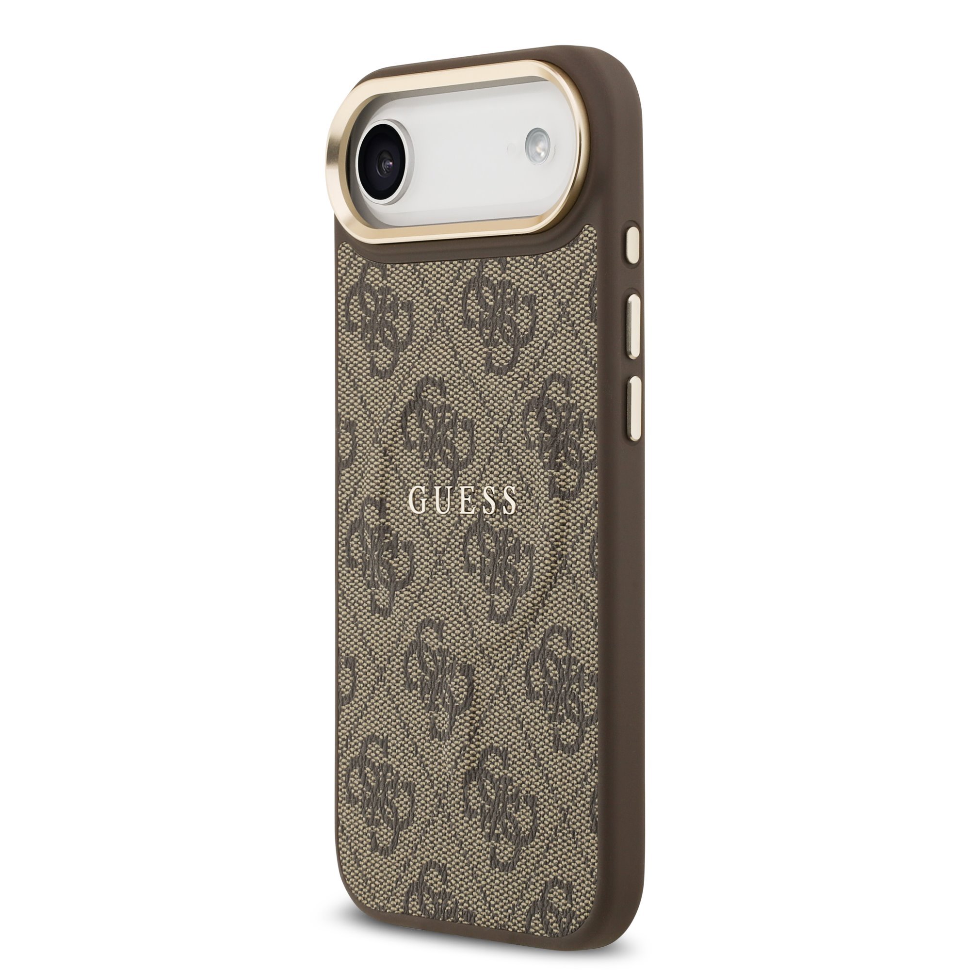 Guess PU Leather 4G Gold Frame