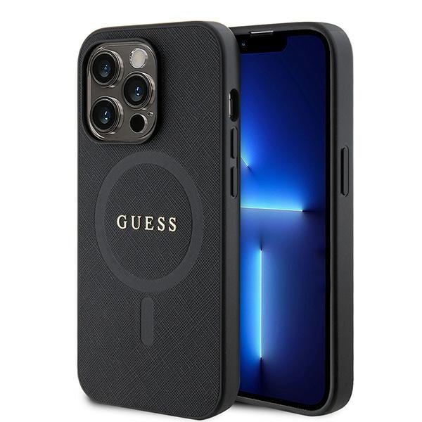 Guess Saffiano MagSafe Back Case Aizsargapvalks