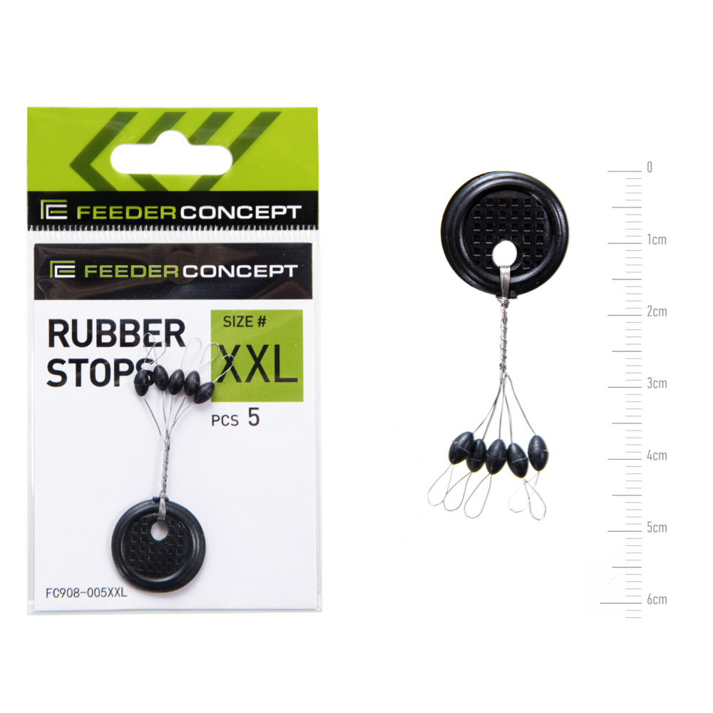 Gumijas stoperi FEEDER CONCEPT, 005XXL |