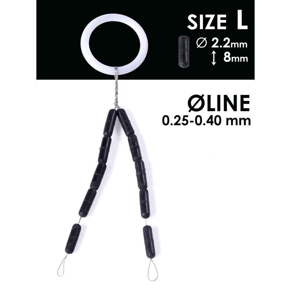 Gumijas stoperi Salmo RUBBER CYLINDER STOPS