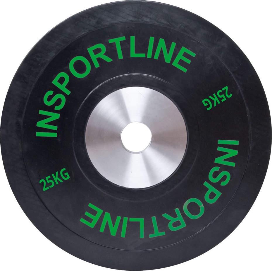 Gumijas svaru disks inSPORTline Bumper Plate