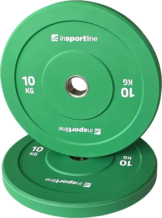 Gumijas svaru disks inSPORTline Bumper Plate