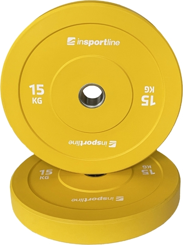 Gumijas svaru disks inSPORTline Bumper Plate