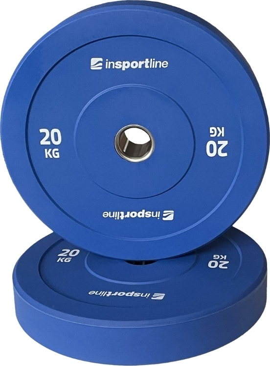 Gumijas svaru disks inSPORTline Bumper Plate