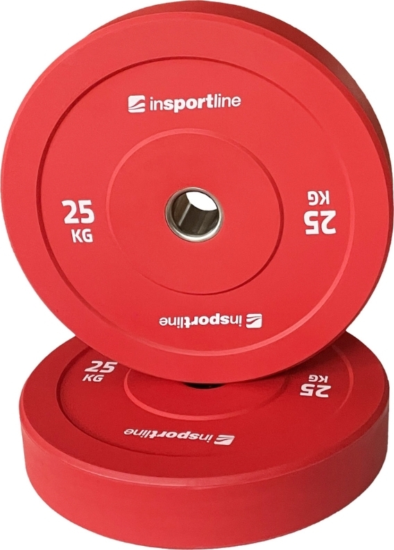 Gumijas svaru disks inSPORTline Bumper Plate