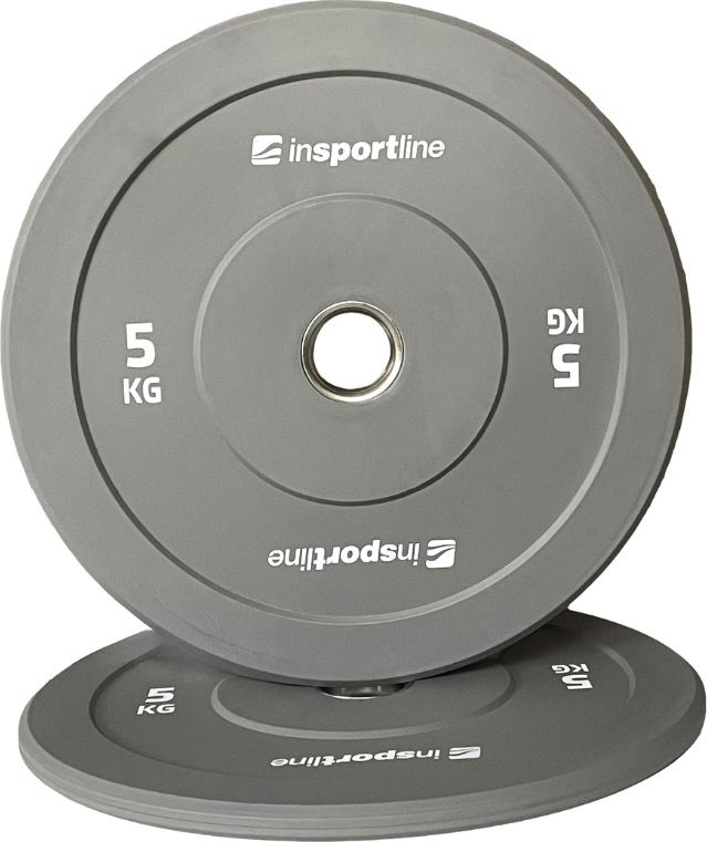 Gumijas svaru disks inSPORTline Bumper Plate