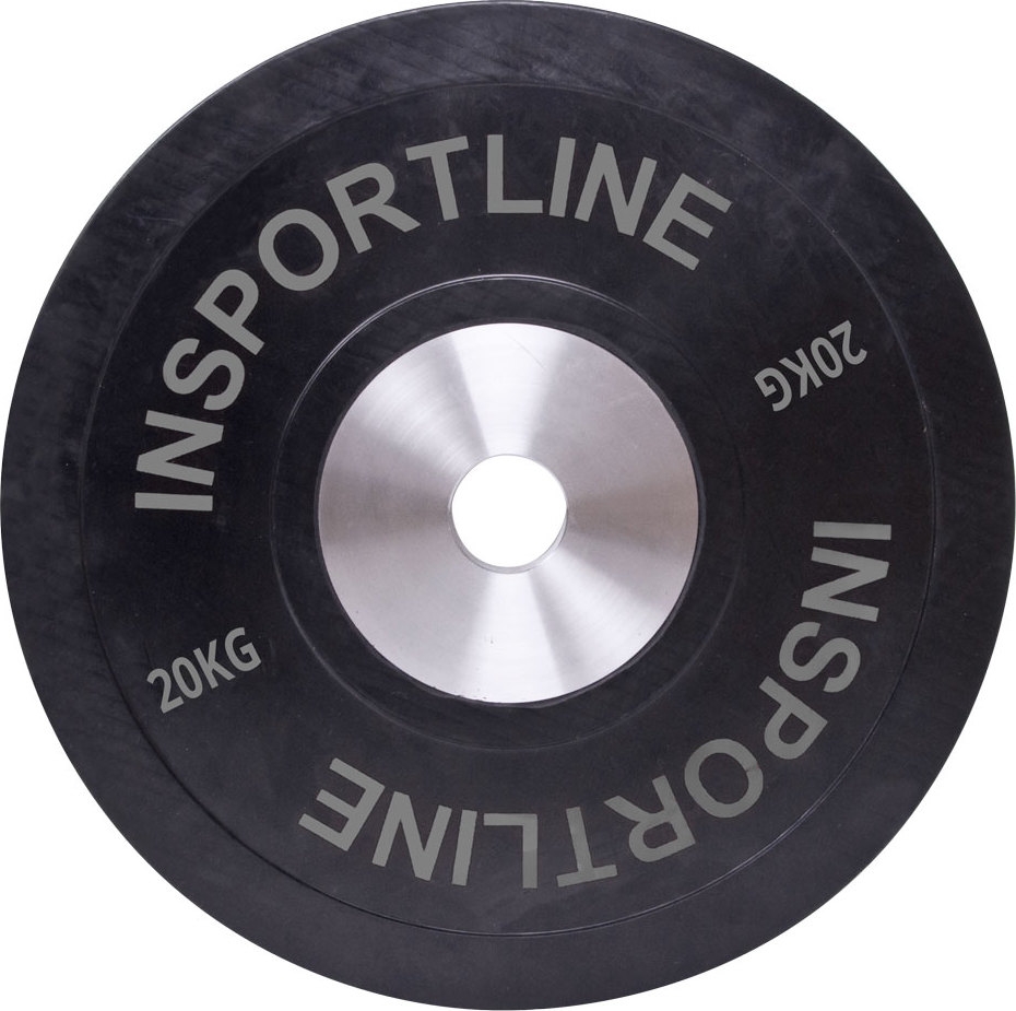 Gumijots svaru disks inSPORTline Bumper Plate
