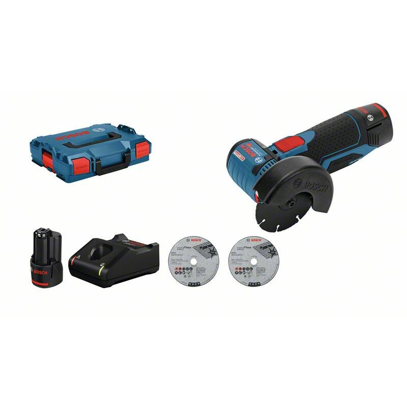 BOSCH GWS 12V-76 V-EC, LB 2x3