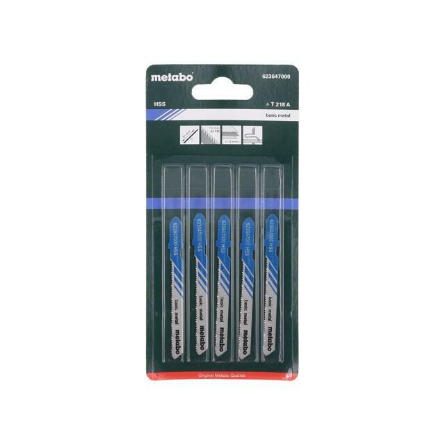 METABO Hacksaw blade-set; tinware,metal,jigsaw