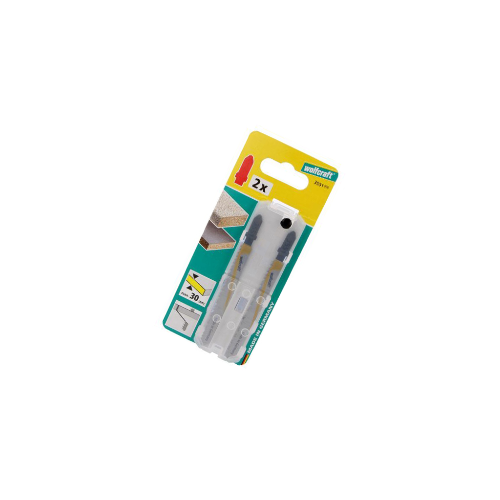 WOLFCRAFT Hacksaw blade-set; wood,MDF,plastic