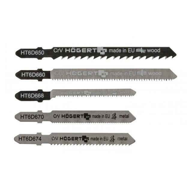 HÖGERT TECHNIK Hacksaw blade-set; wood,metal