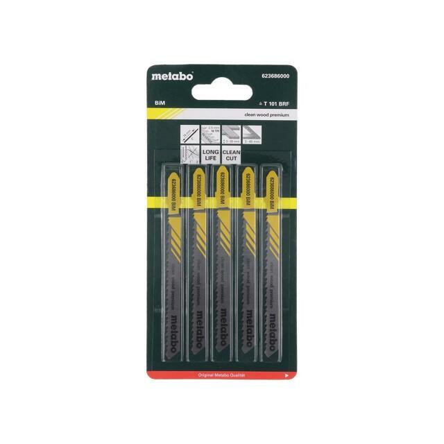 METABO Hacksaw blade-set; wood,plastic,jigsaw