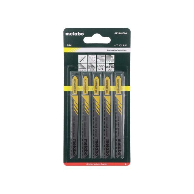 METABO Hacksaw blade-set; wood,plastic,jigsaw