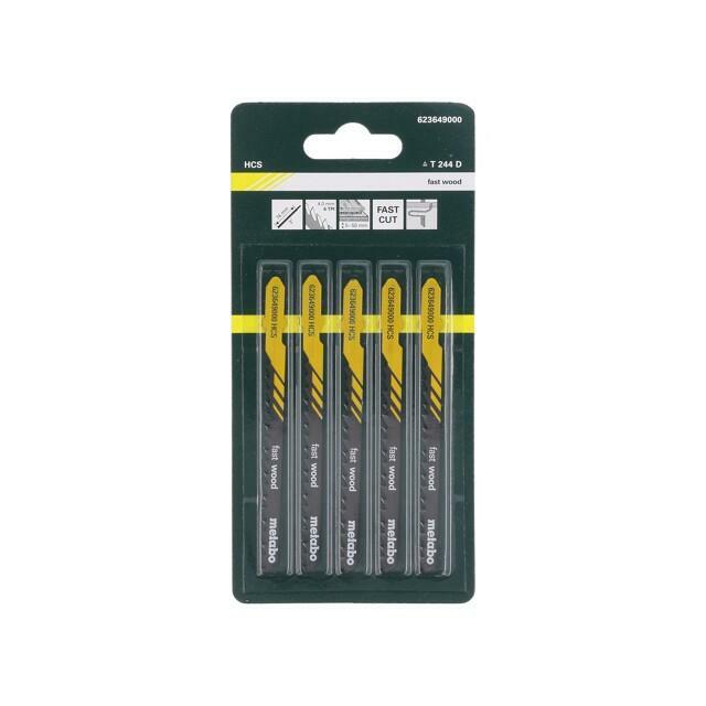 METABO Hacksaw blade-set; wood,plastic,jigsaw