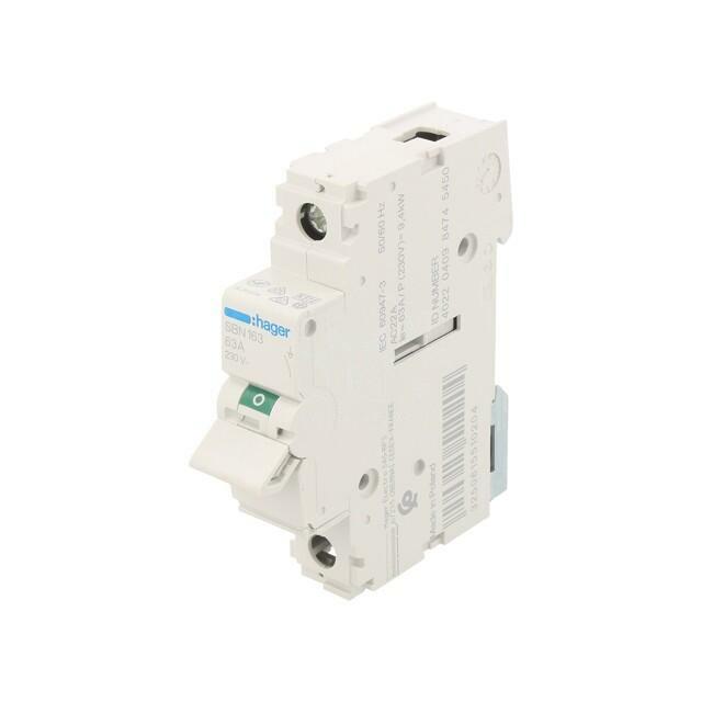 HAGER SBN163 Modular Disconnector Isolator Switch